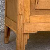 Parisian wardrobe glazed art deco 1920 raw wood