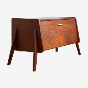 Night table side cabinet teak louis van teeffelen 1960s