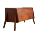 Night table side cabinet teak louis van teeffelen 1960s