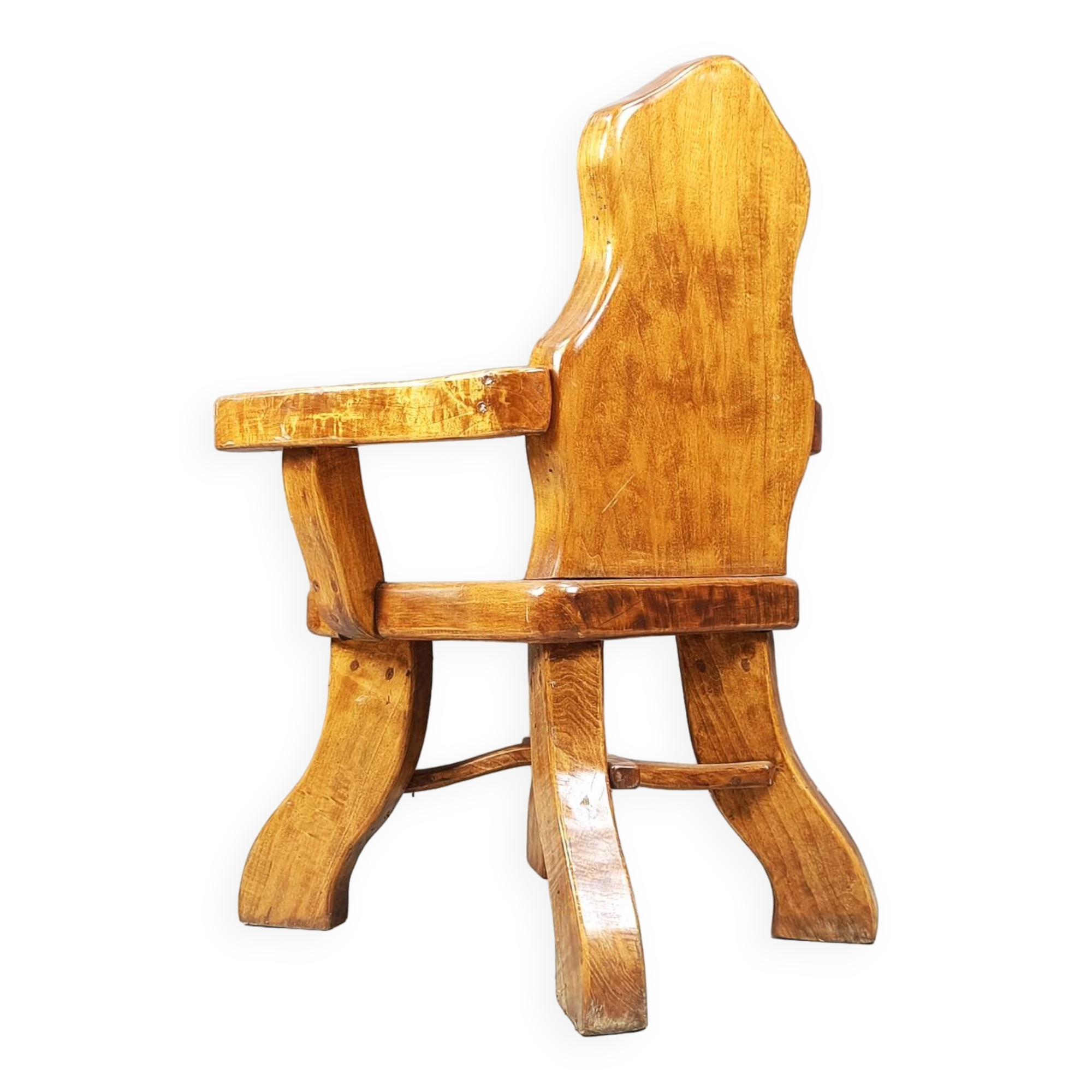Vintage brutalist armchair, 1960s