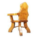 Vintage brutalist armchair, 1960s