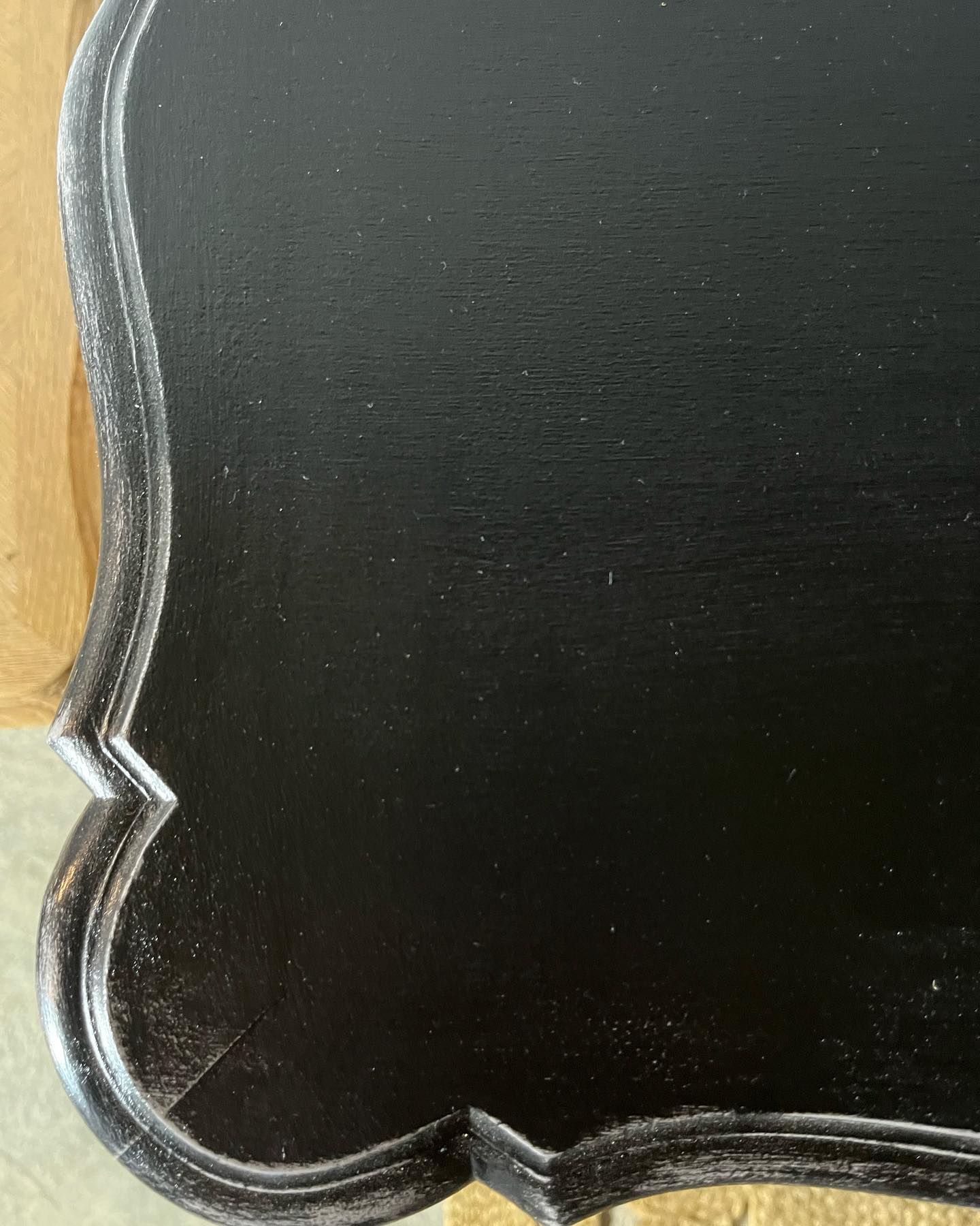 Buffet 2 doors in solid cherry louis XV style