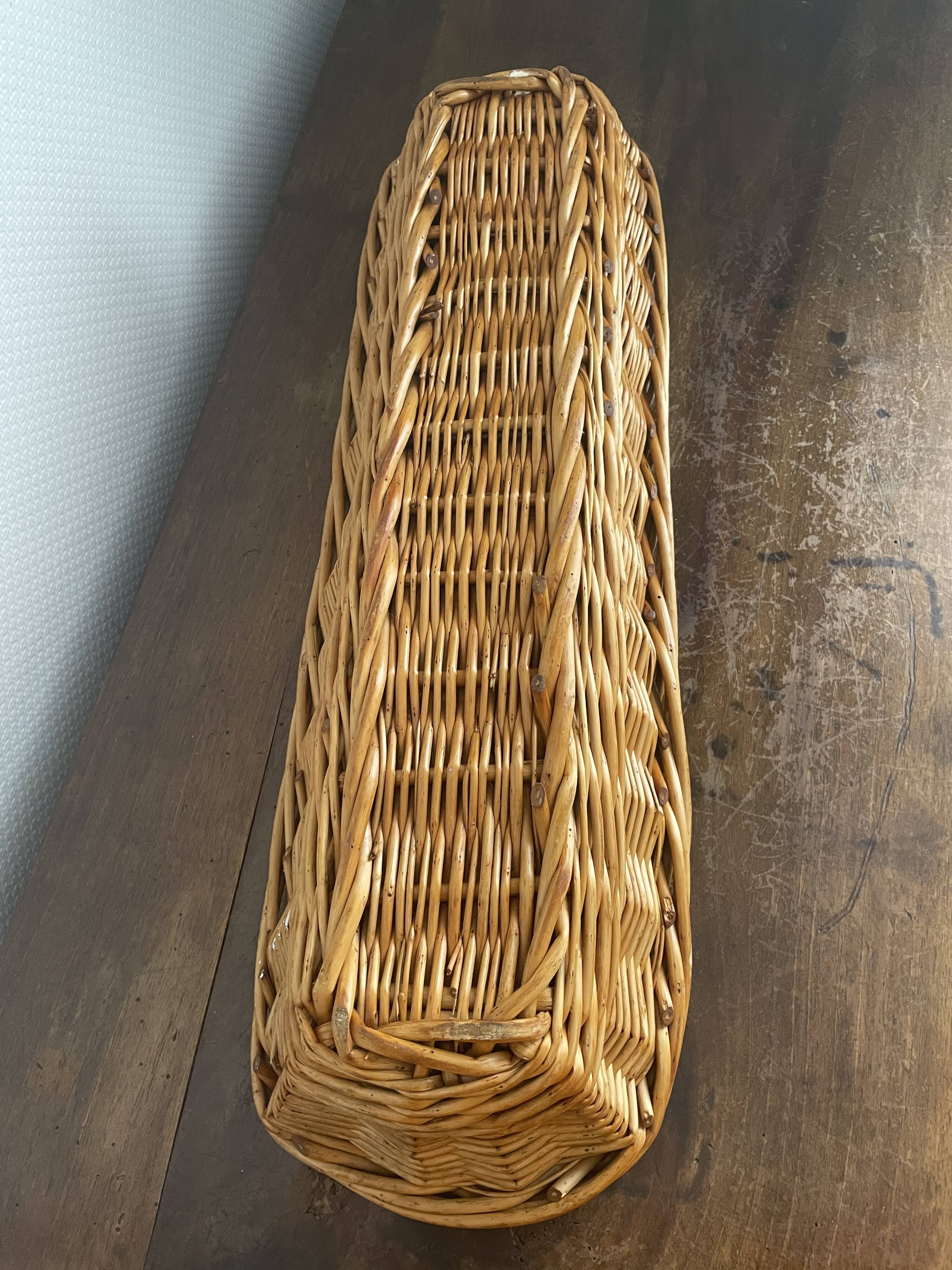 Panière à pain en rotin L66