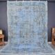Blue Vintage Oushak Carpet sku 1922