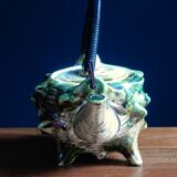 Individual teapot in the shape of a ceramic shell