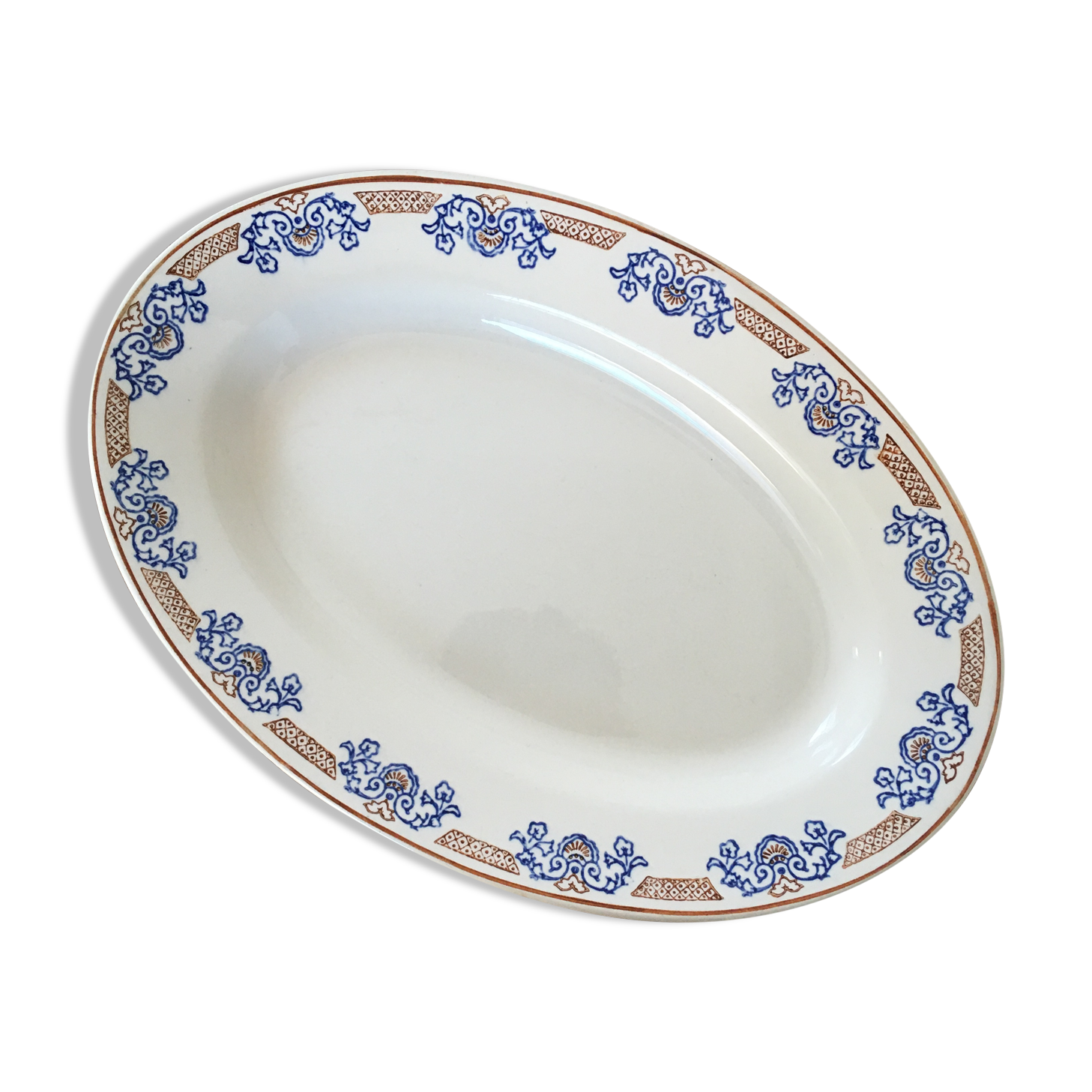Oval dish chantilly model