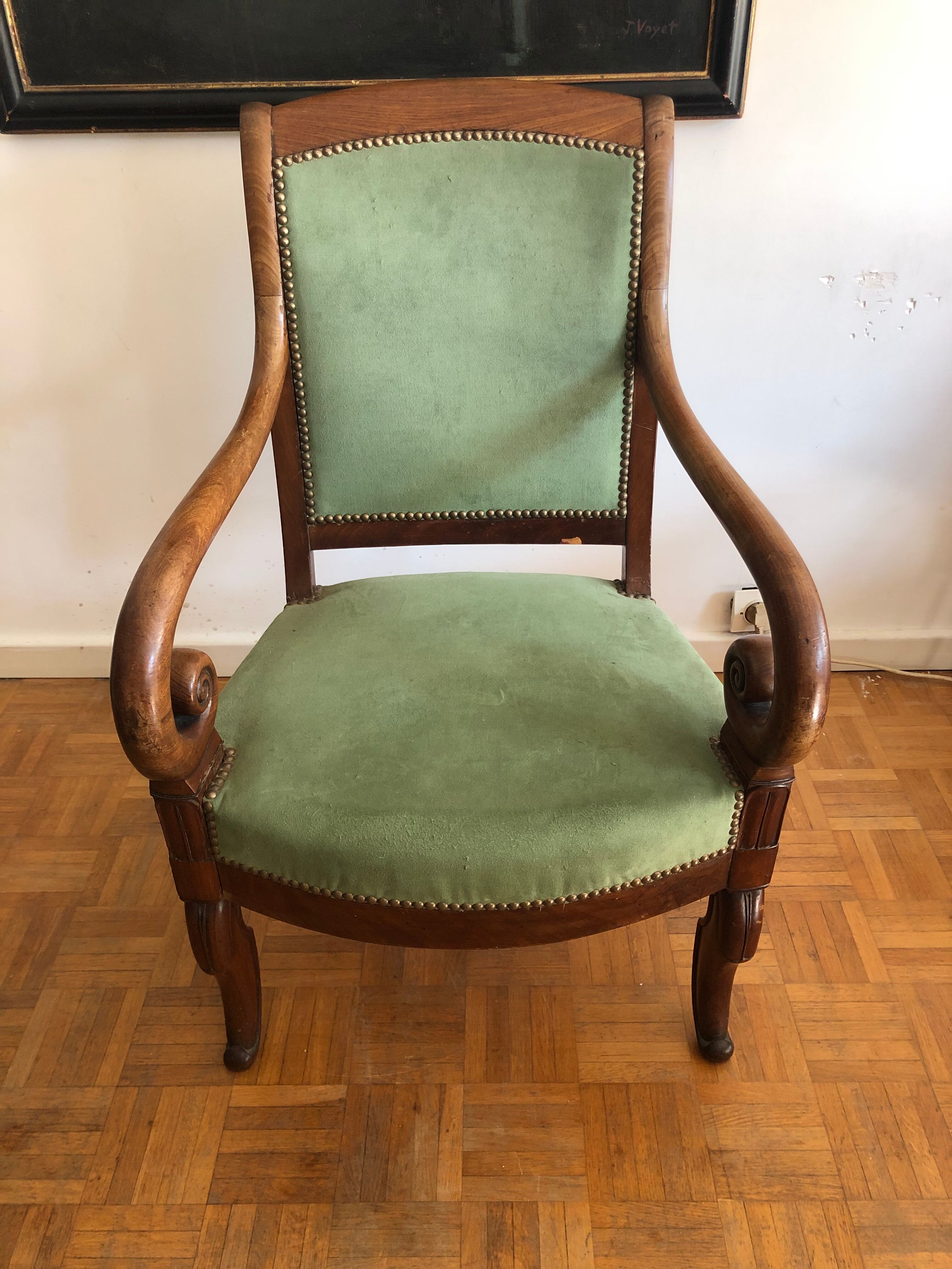 Armchair Empire nineteenth century