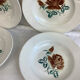 6 old Digoin soup plates