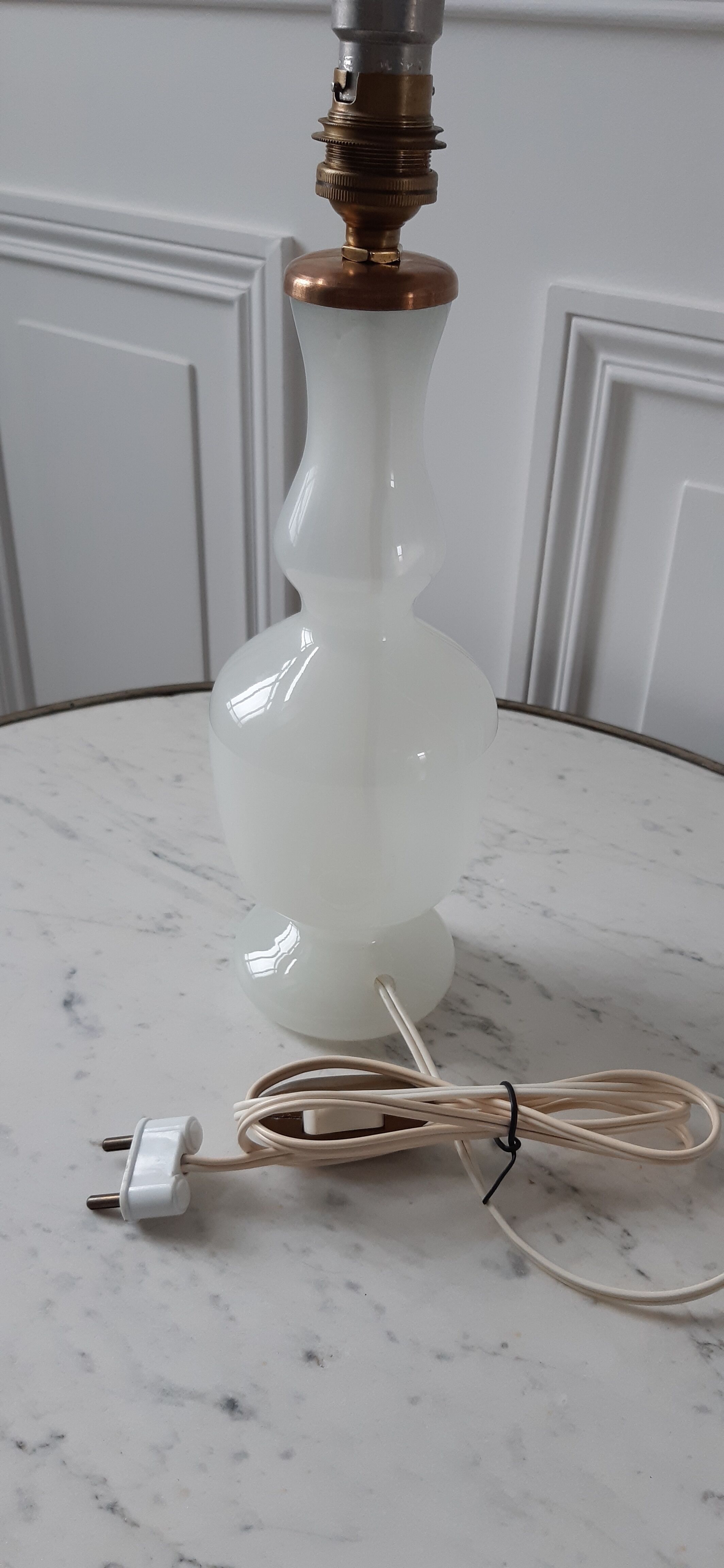 Opaline lamp 50s