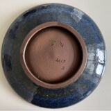 BOWL plate,  MICHAEL ANDERSEN denmark,Stoneware, relief design, centerpiece