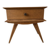 Chevet style scandinave pieds compas années 60