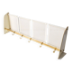 1950s German metal wall coat rack