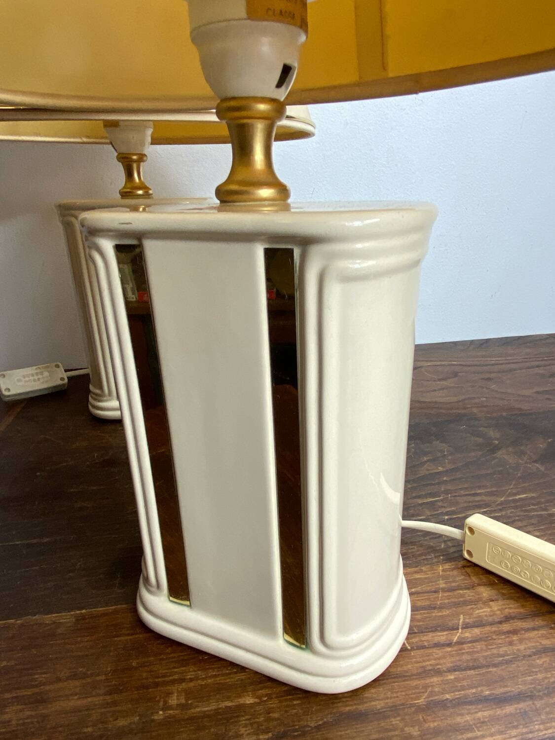 Paire de lampes, Robert de Schuytener années 70