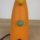 Lampe Olivier Villatte bois orange années 80