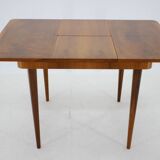 1940s Jindrich Halabala Extendable Dining Table in Walnut, Czechoslovakia