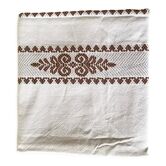 Vintage reversible rectangular tablecloth 140 X 180