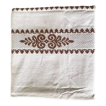 Vintage reversible rectangular tablecloth 140 X 180