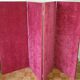 Screen decorated with wool threads, "Huichol" art, Sofia Ribeira, 120 cm