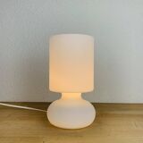 Ikea Lykta lamp, matte white glass, vintage