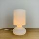 Lampe Lykta Ikéa verre blanc mat, vintage