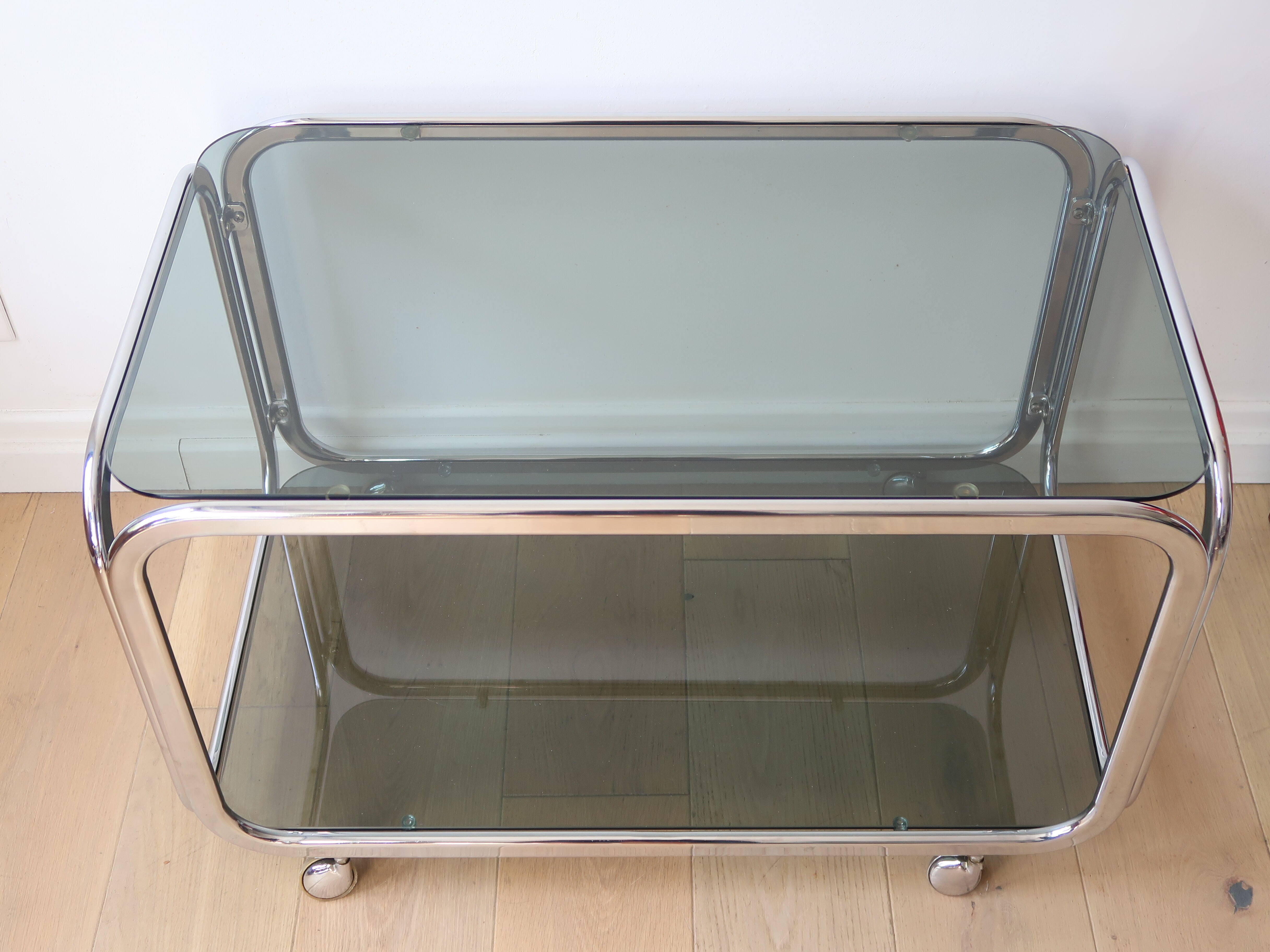 Vintage tubular coffee table 70