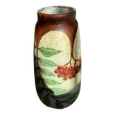 Vase Art Déco en céramique émaillée – Louis Dage, circa 1920-1930
