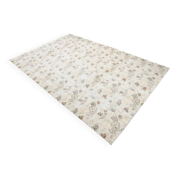 Tapis vintage en laine beige 286x186