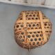 Large basket 53 cm in rattan and wicker basket