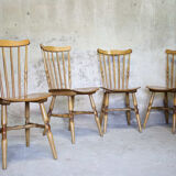Four Baumann chairs model "Floride"