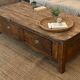 Wooden coffee table