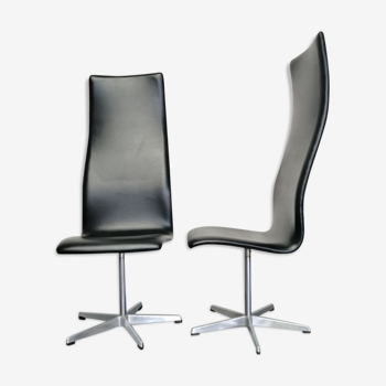 Paire de chaises « Oxford » par Arne Jacobsen pour Fritz Hansen