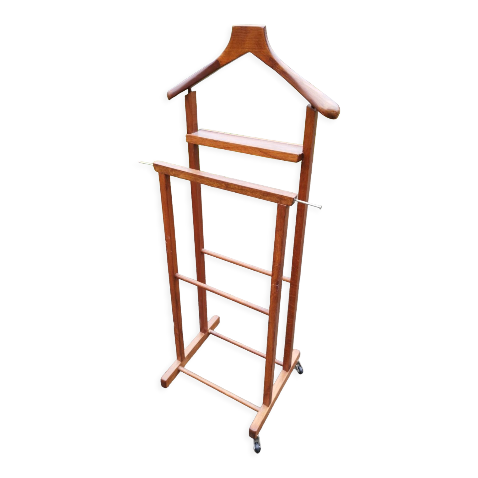 Double wooden night valet