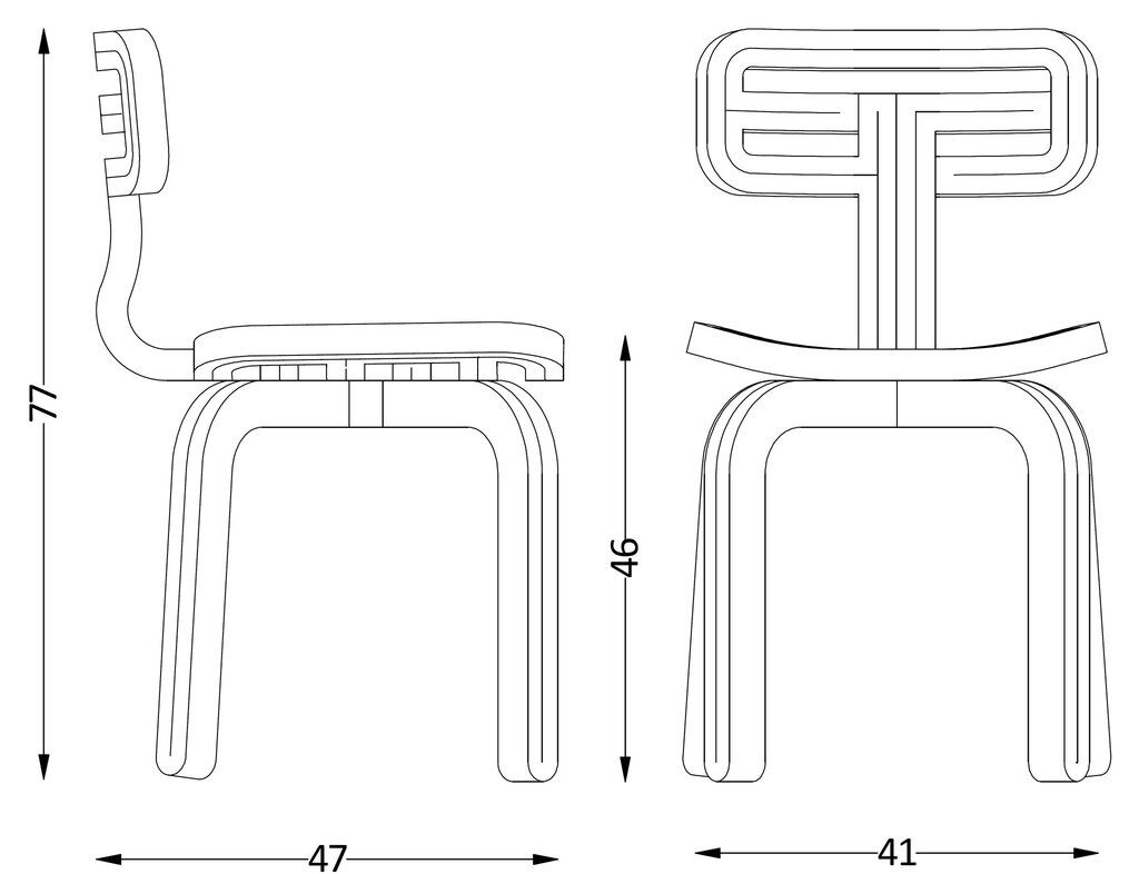 Set of four Chubby Chairs by Dirk Vander Kooij