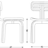Set of four Chubby Chairs by Dirk Vander Kooij