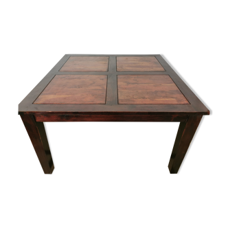 Solid wood dining table