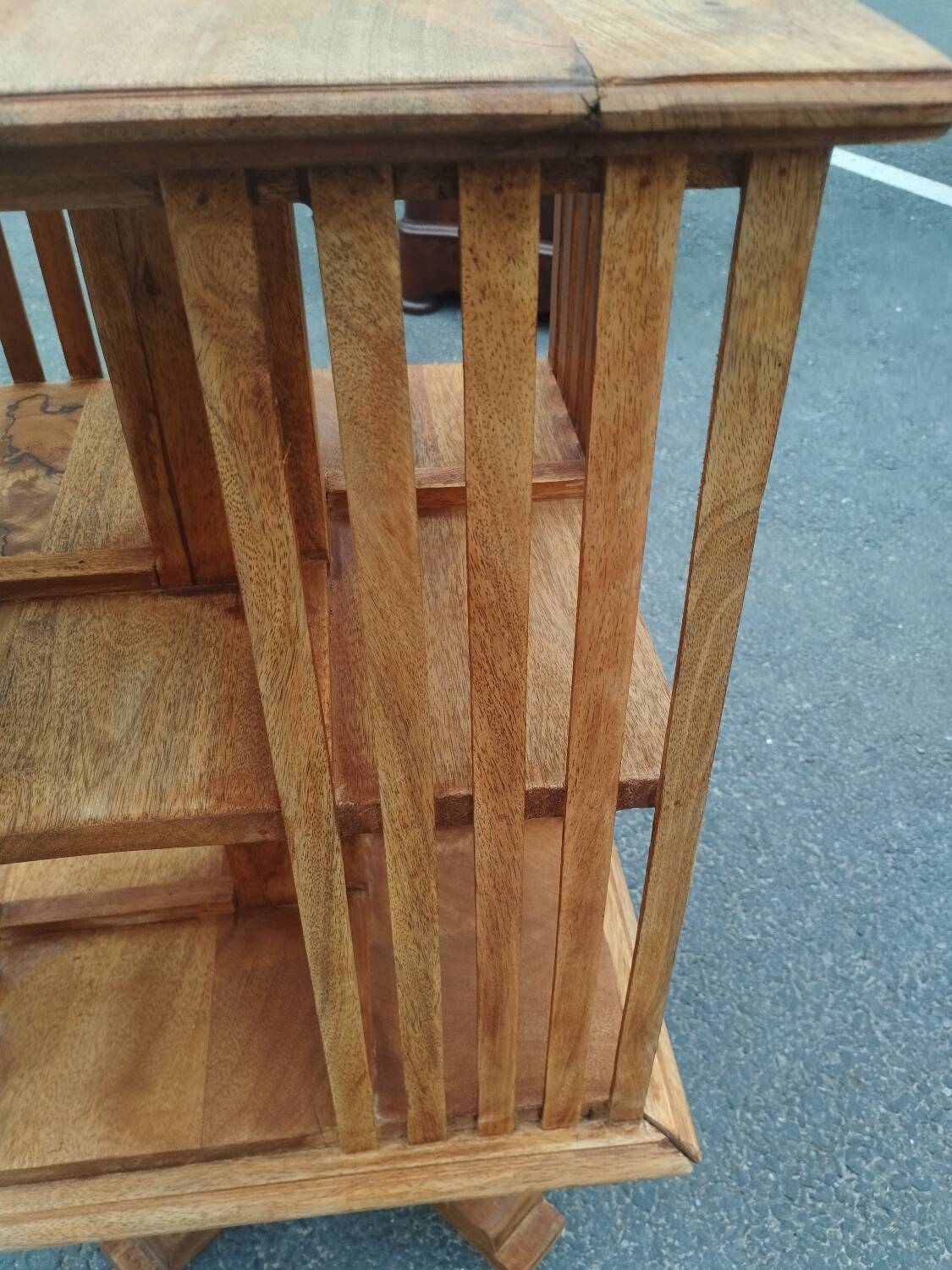 Beautiful antique vintage revolving bookcase