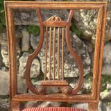 Paire de chaises de style Louis XVI époque  XIX siecle