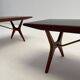 Table basse moderne suédoise en teck par Jo Carlsson, 1960