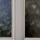 Communication door 1 translucent glass H233.5xL84.5cm old 20th century