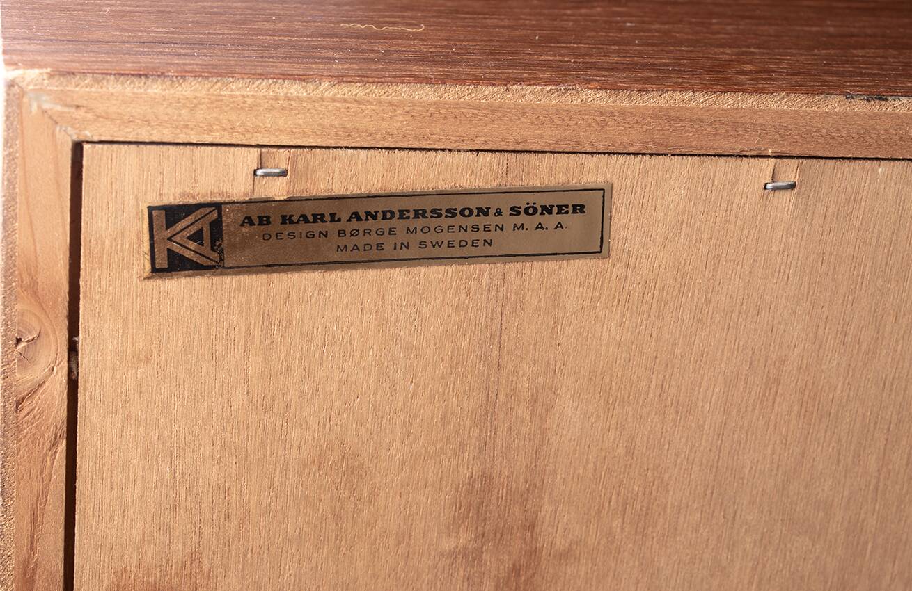 Library closed, Danish teak by Borge Mogensen 1960.