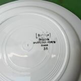 Six antique flat plates from Digoin Sarreguemines.