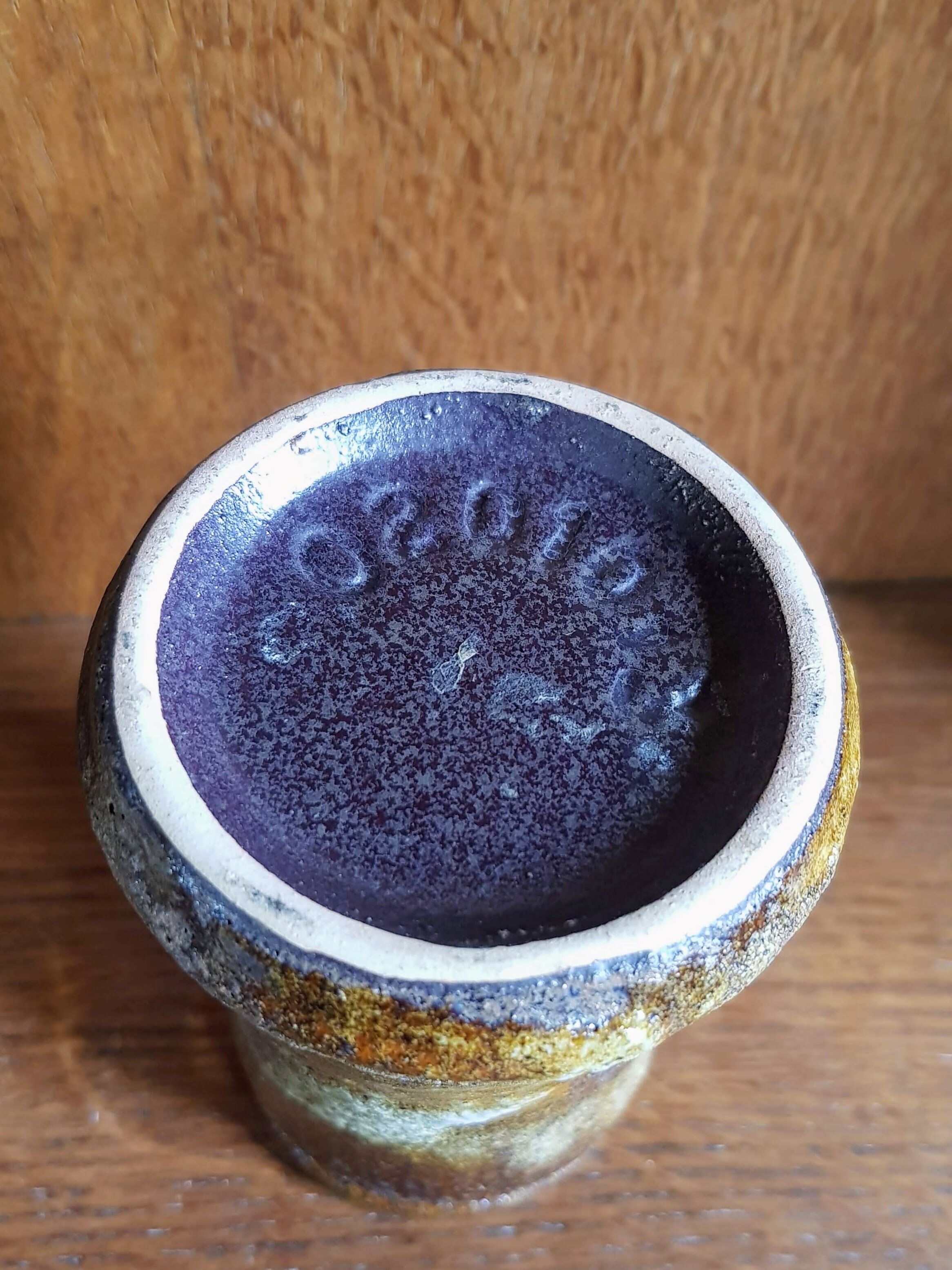 Vintage Set of Four West German Ceramic Vases - Fat Lava - Scheurich - 1960s