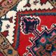 Tapis Vintage Hamadan en Laine, Années 1960, Élégance Classique