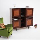 Stildomus design mahogany highboard 1960s