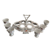 Porcelain egg cups from the 1960s