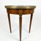 Louis XVI style bouillotte table in mahogany