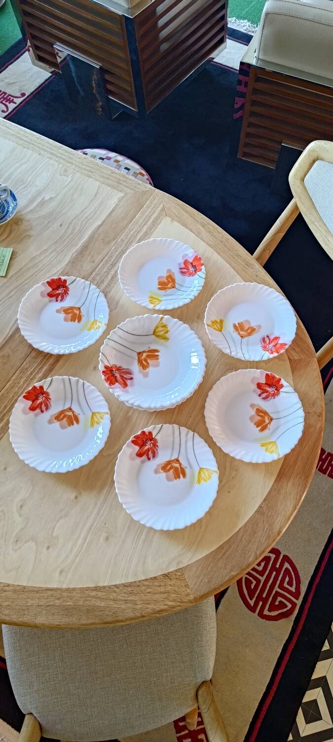 Luminarc floral plate set