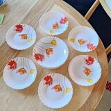 Luminarc floral plate set