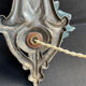 Made in France 607 - Wall lamp (1) - Art Nouveau - Silver bronze, Glass