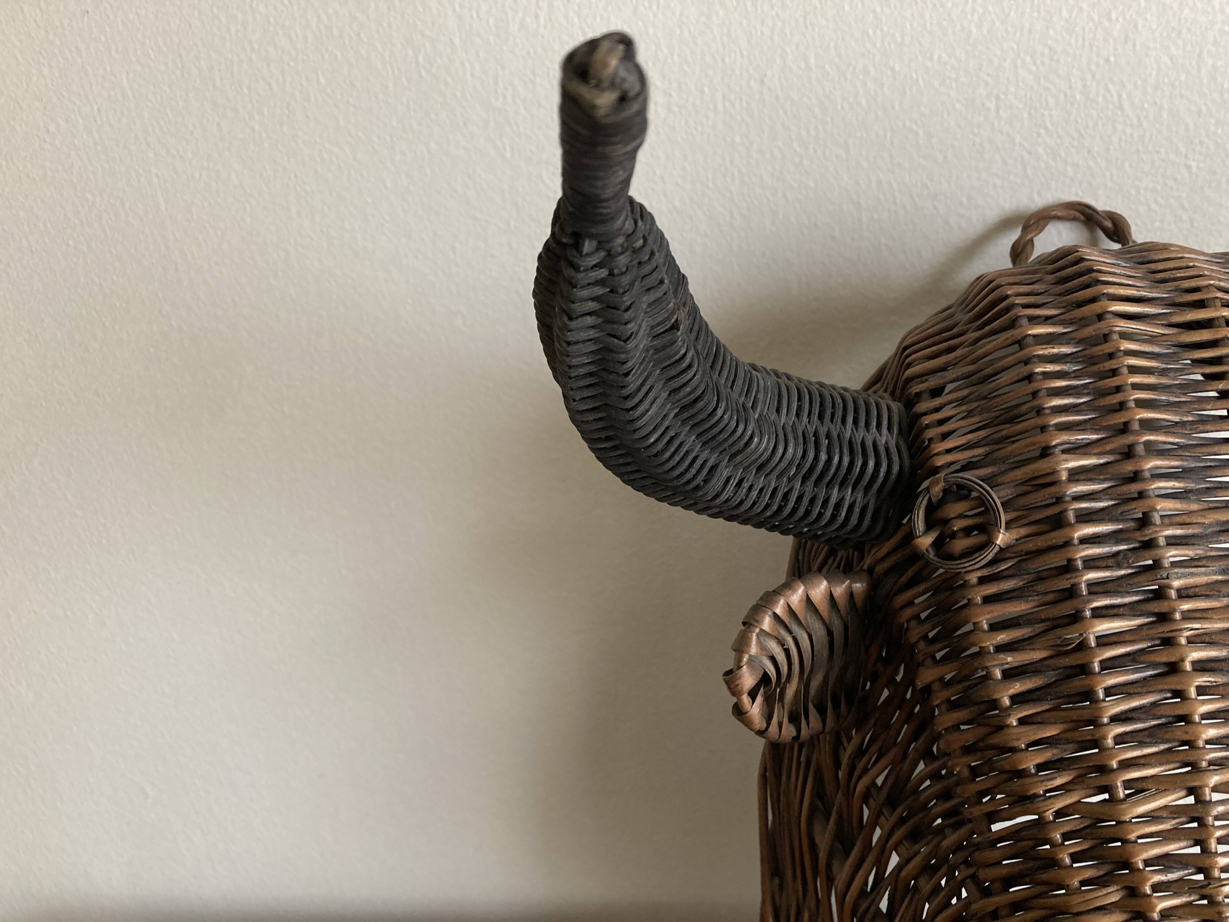 Wicker Minotaur head 1950